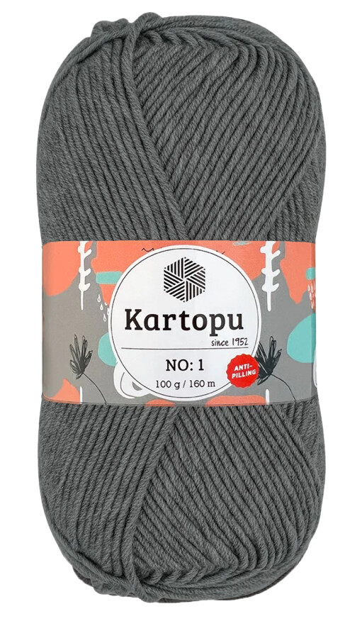 KARTOPU,NO 1 K1002 ORTA GRİ - KARTOPU