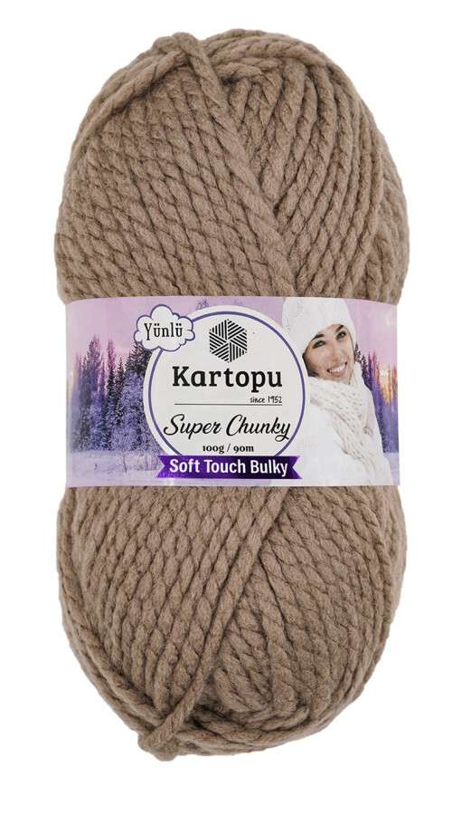 KARTOPU,SUPER CHUNKY K0816 VİZON - KARTOPU