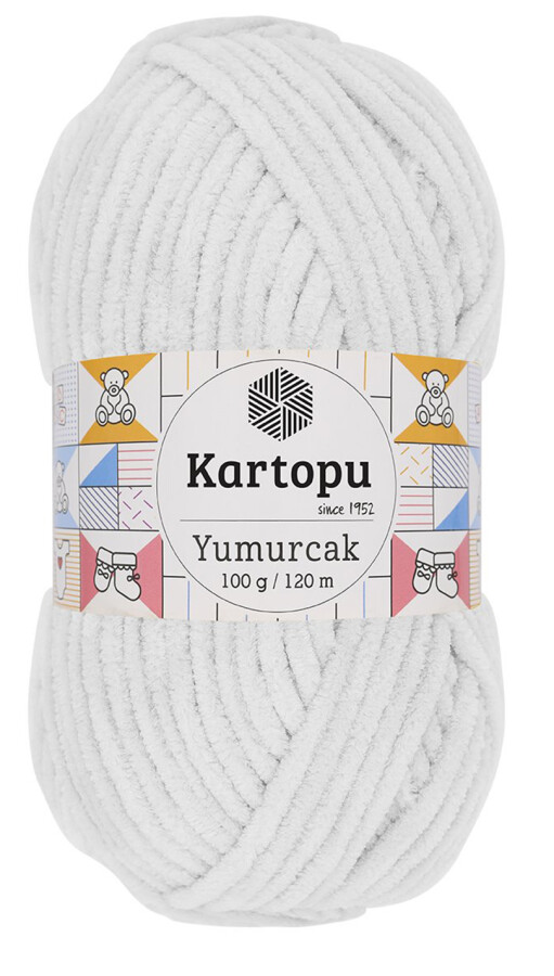 KARTOPU,YUMURCAK K0010 BEYAZ - KARTOPU