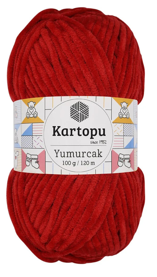 KARTOPU,YUMURCAK K0126 KIRMIZI - KARTOPU