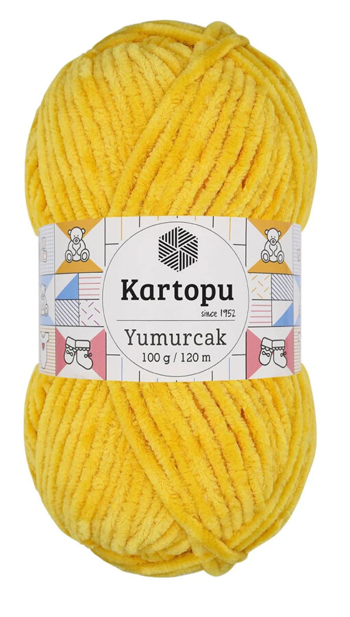 KARTOPU,YUMURCAK K0320 KOYU SARI - KARTOPU