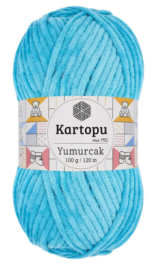 KARTOPU,YUMURCAK K0515 TURKUAZ - KARTOPU