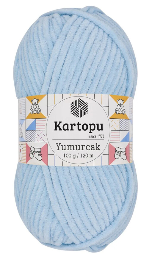 KARTOPU,YUMURCAK K0523 BUZ MAVİ - KARTOPU