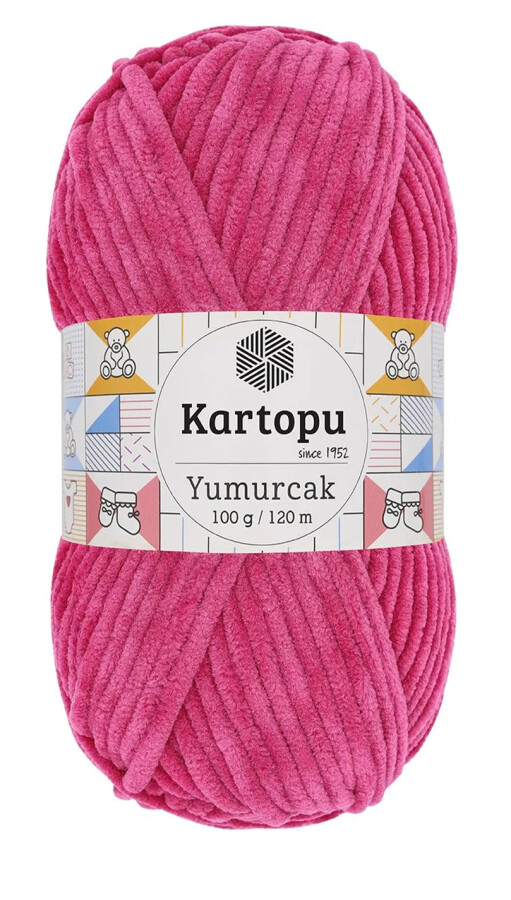 KARTOPU,YUMURCAK K0734 KOYU PEMBE - KARTOPU