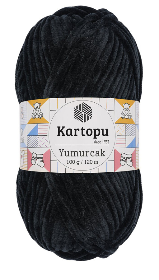 KARTOPU,YUMURCAK K0940 SİYAH - KARTOPU