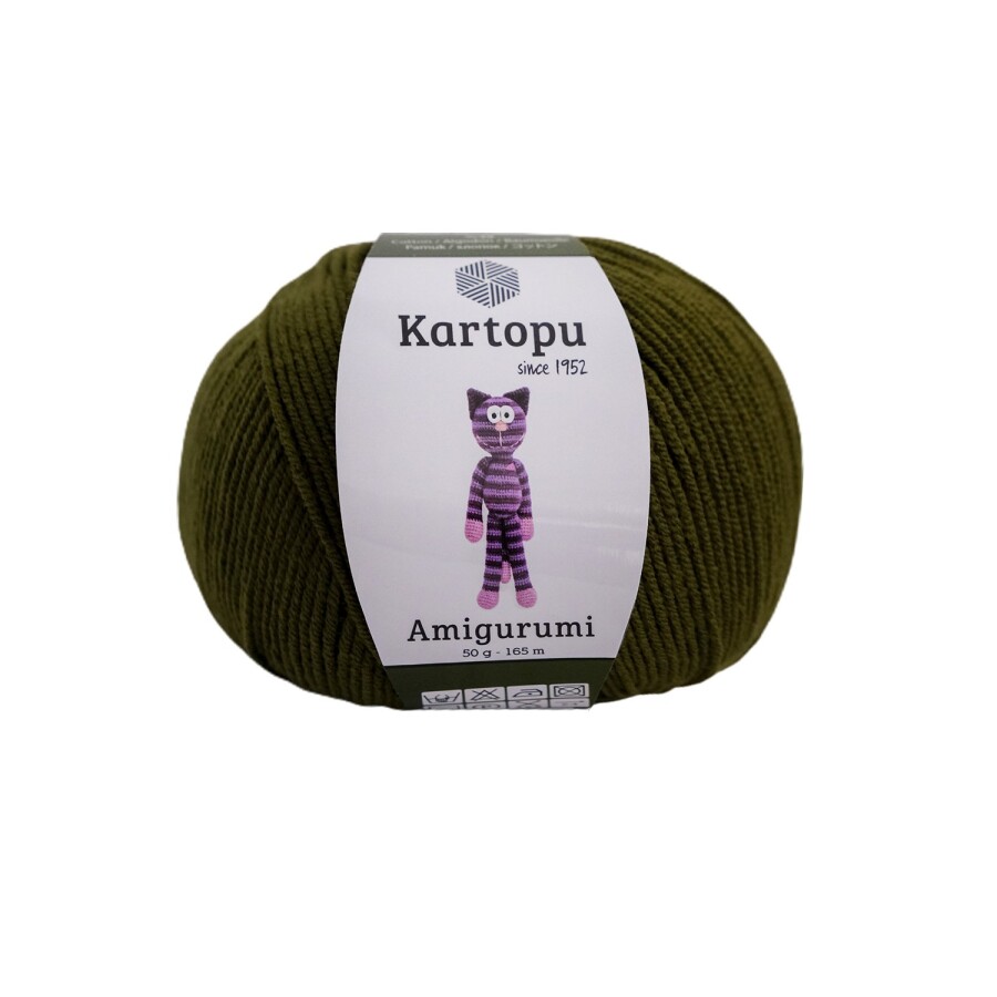KARTOPU,AMİGURUMİ K0409 KOYU YEŞİL - KARTOPU