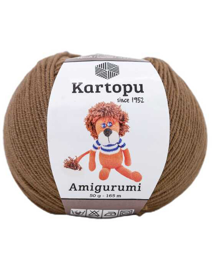 KARTOPU,AMİGURUMİ K0885 SÜTLÜ KAHVE - KARTOPU