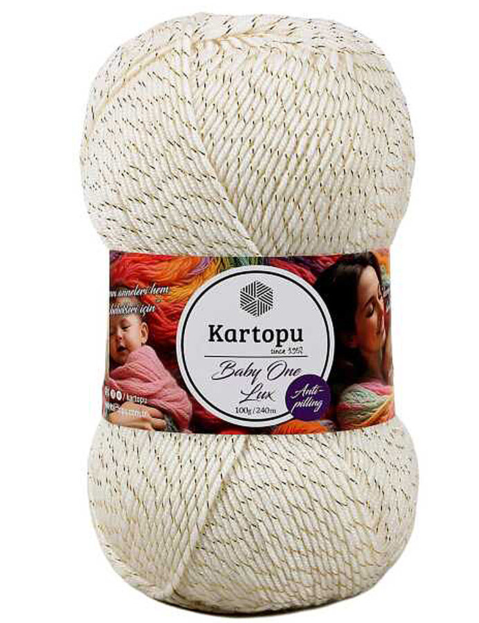KARTOPU,BABY ONE LUX K0010-AL BEYAZ SARI SİM - KARTOPU