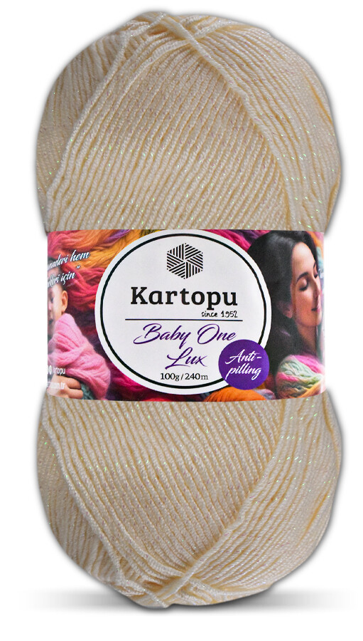 KARTOPU,BABY ONE LUX K0025 KREM - KARTOPU