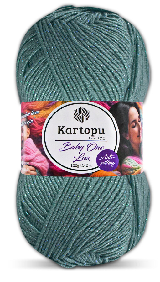 KARTOPU,BABY ONE LUX K0493 AZUR YEŞİL - KARTOPU