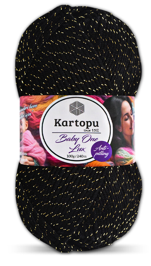 KARTOPU,BABY ONE LUX K0940-AL SİYAH SARI SİM - KARTOPU