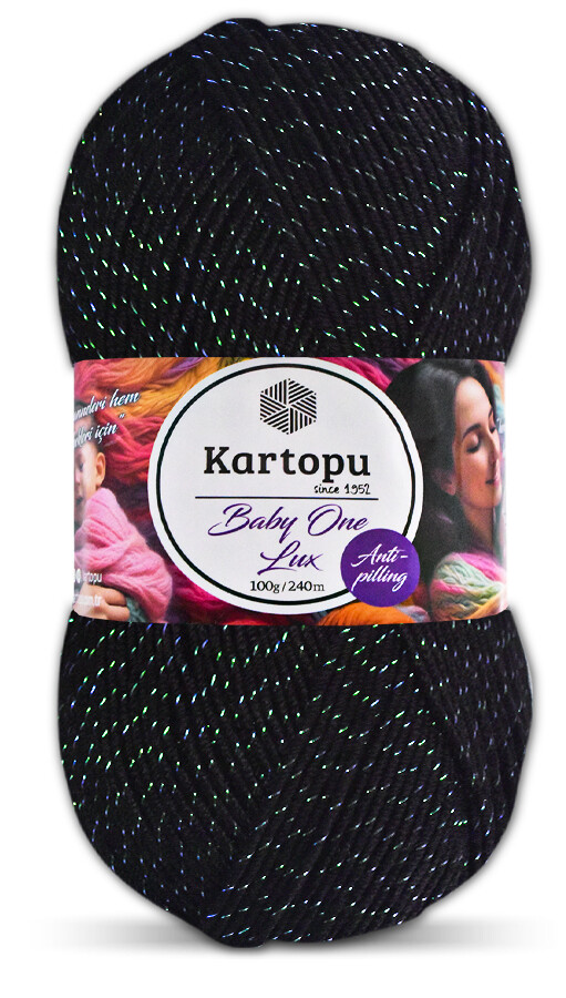 KARTOPU,BABY ONE LUX K0940-SE SİYAH SEDEF SİM - KARTOPU