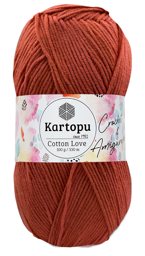 KARTOPU,COTTON LOVE K0269 MAT TURUNCU - KARTOPU