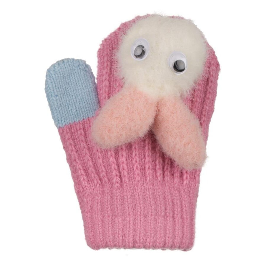 KİTTİ,1-3 YAŞ BEBE ÖRME ELDİVEN KIZ - KİTTİ