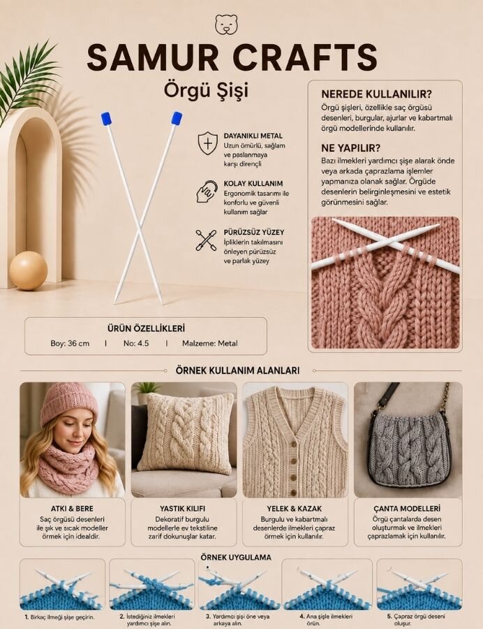 NAKO,35 CM ŞİŞ NO:04,5 - 3