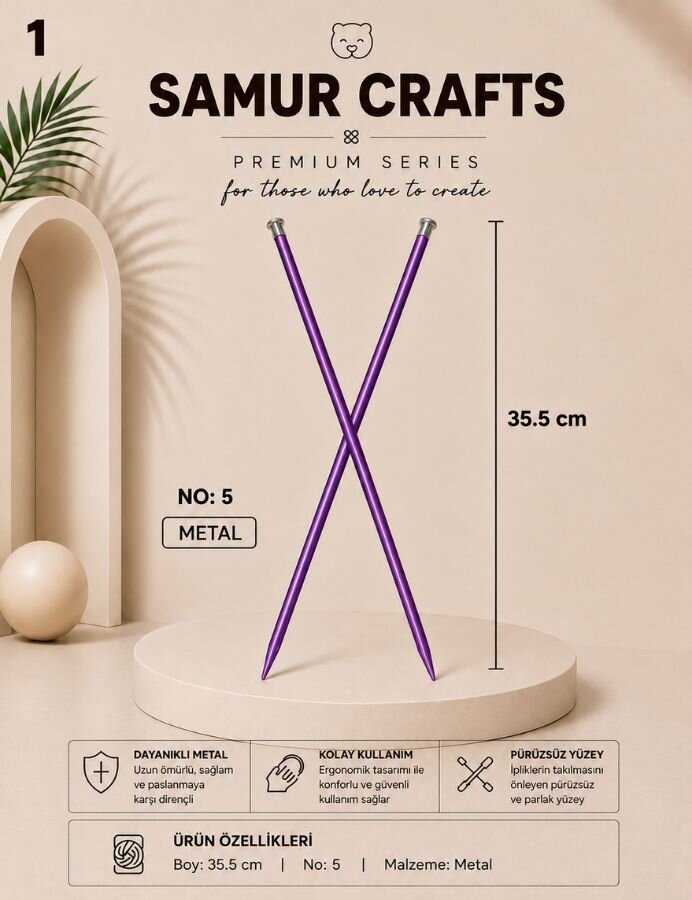 NAKO,35 CM RENKLİ ŞİŞ NO:5 - NAKO