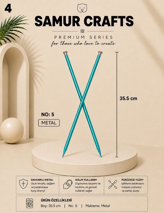 NAKO,35 CM RENKLİ ŞİŞ NO:5 - 5