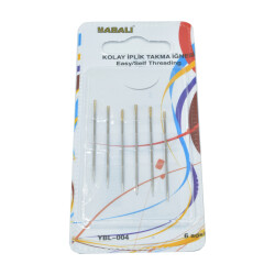 YABALI,KOLAY İPLİK TAKMA İĞNESİ NO:4 - YBL-004 - YABALI