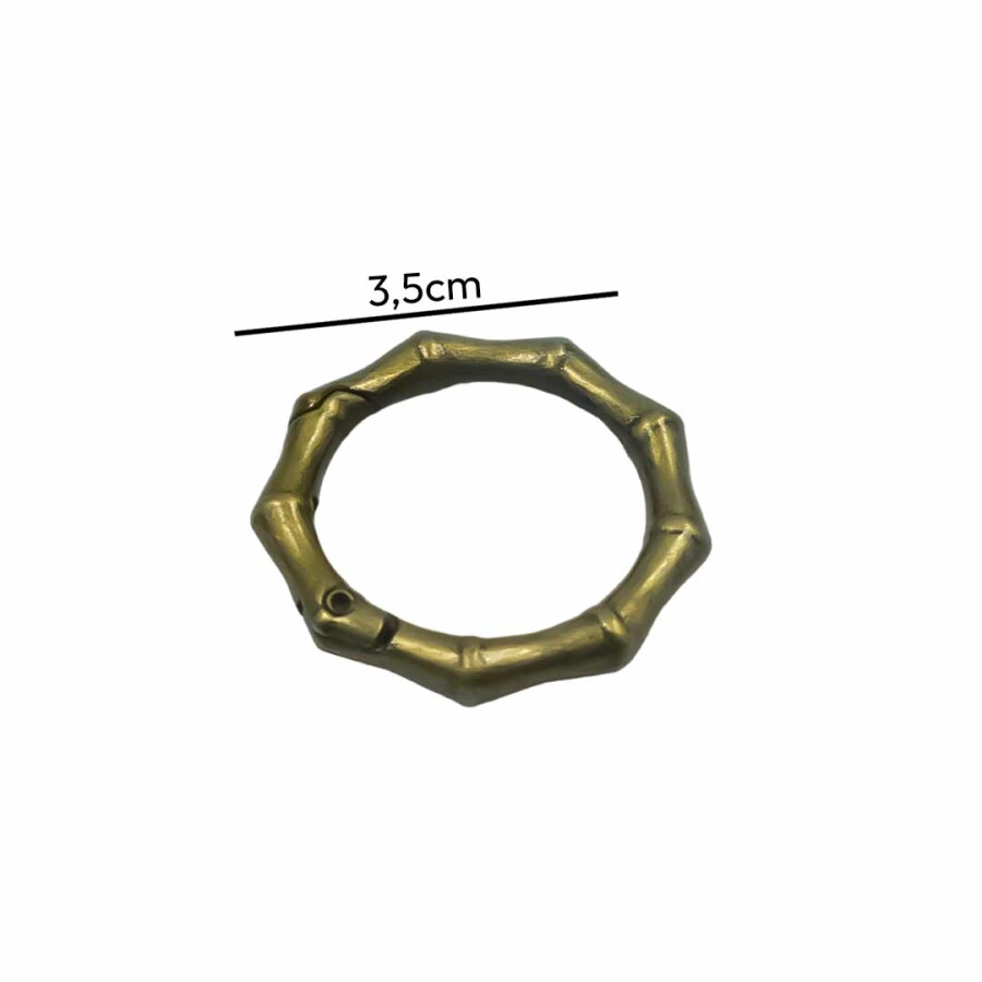 gora,köşeli yaylı halka [bambu model] - GORA