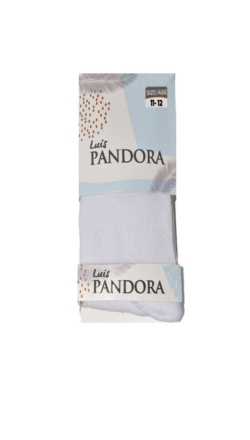 PANDORA,KÜLOTLU ÇORAP-3100-BEYAZ 11-12 - PANDORA