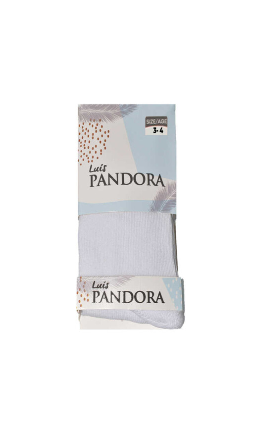 PANDORA,KÜLOTLU ÇORAP-3100-BEYAZ 3-4 - PANDORA