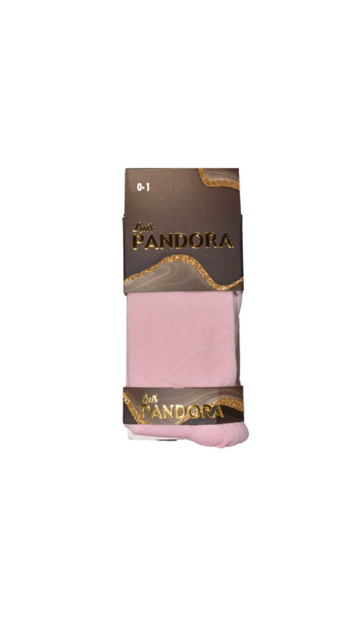 PANDORA,KÜLOTLU ÇORAP-3101-DUZ.PEMBE 0-1 - PANDORA