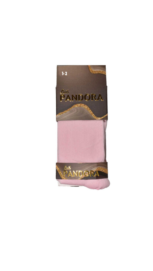 PANDORA,KÜLOTLU ÇORAP-3101-DUZ.PEMBE 1-2 - PANDORA