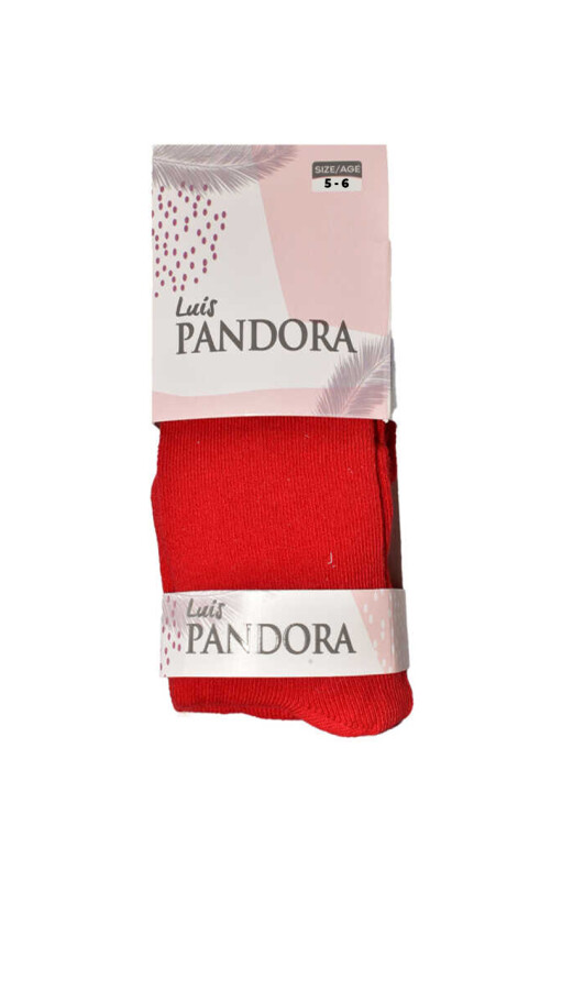 PANDORA,KÜLOTLU ÇORAP-3103-DUZ.KIRMIZI 5-6 - PANDORA