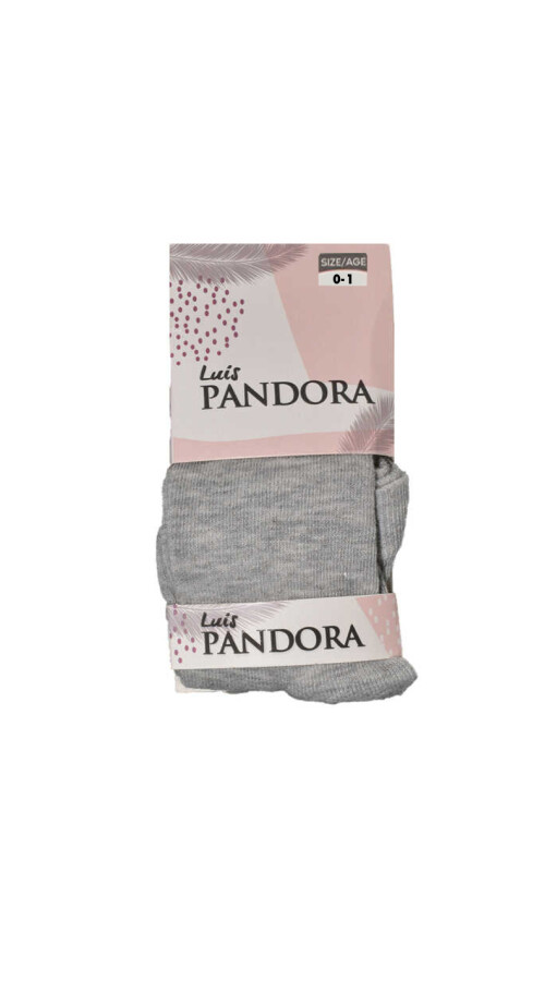 PANDORA,KÜLOTLU ÇORAP-3104-DUZ.GRI 0-1 - PANDORA