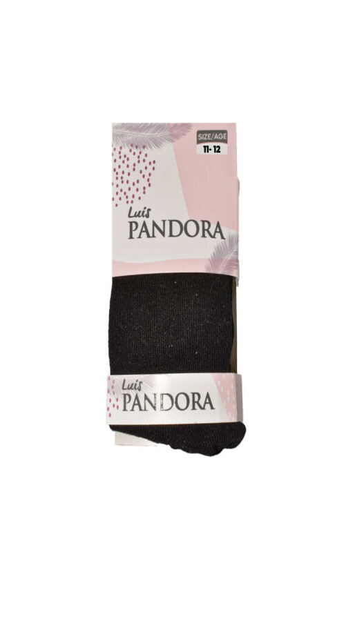PANDORA,KÜLOTLU ÇORAP-3105-DUZ.SIYAH 11-12 - PANDORA