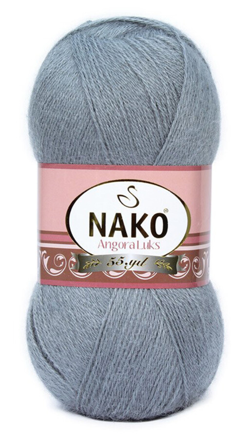 NAKO,ANGORA LÜKS 03468 KOYU METALİK GRİ - NAKO