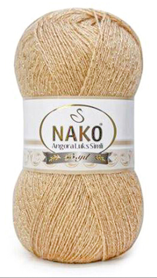 nako,angora lüks simli 06944a - NAKO