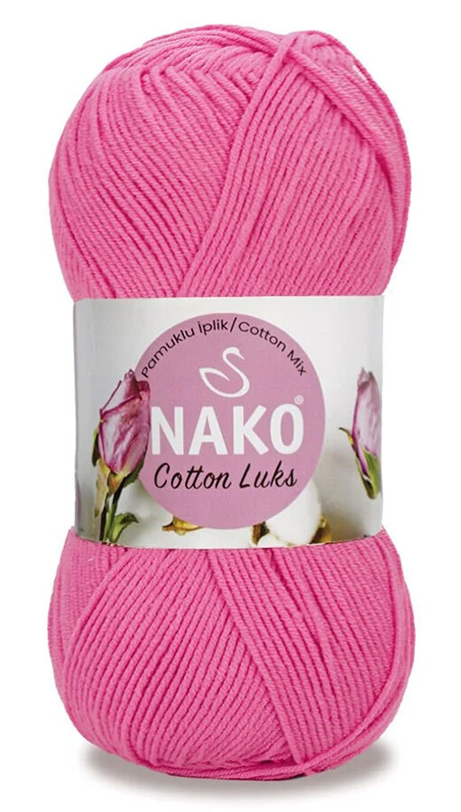 NAKO,COTTON LUKS 97550 GÜL PEMBE - NAKO
