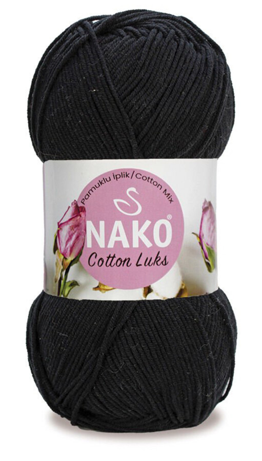 NAKO,COTTON LUKS 97568 SİYAH - NAKO