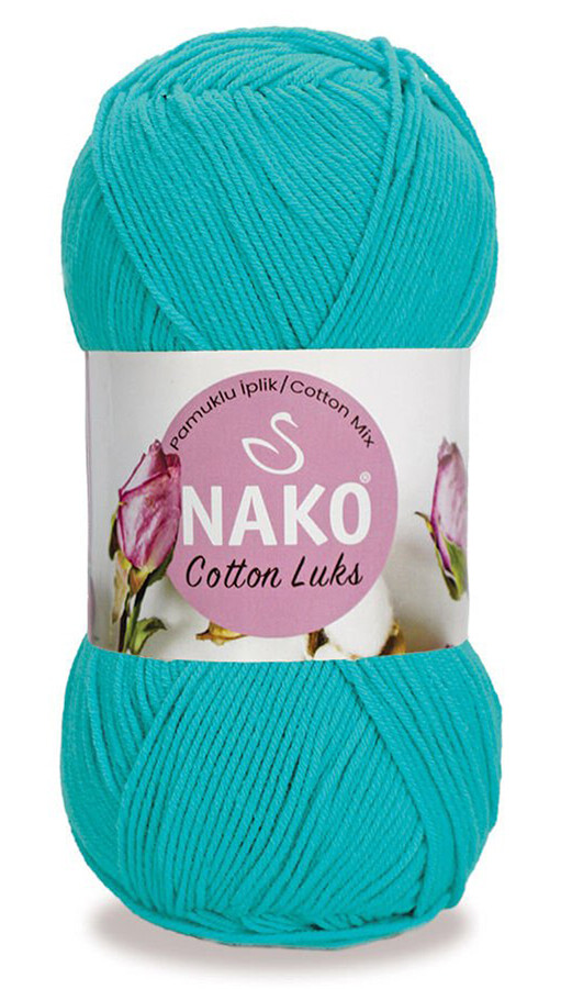 NAKO,COTTON LUKS 97577 TURKUAZ - NAKO