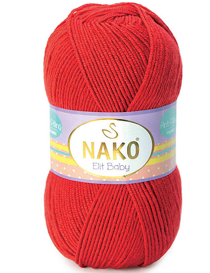 NAKO,ELİT BABY 00207 ALEV KIRMIZI - NAKO