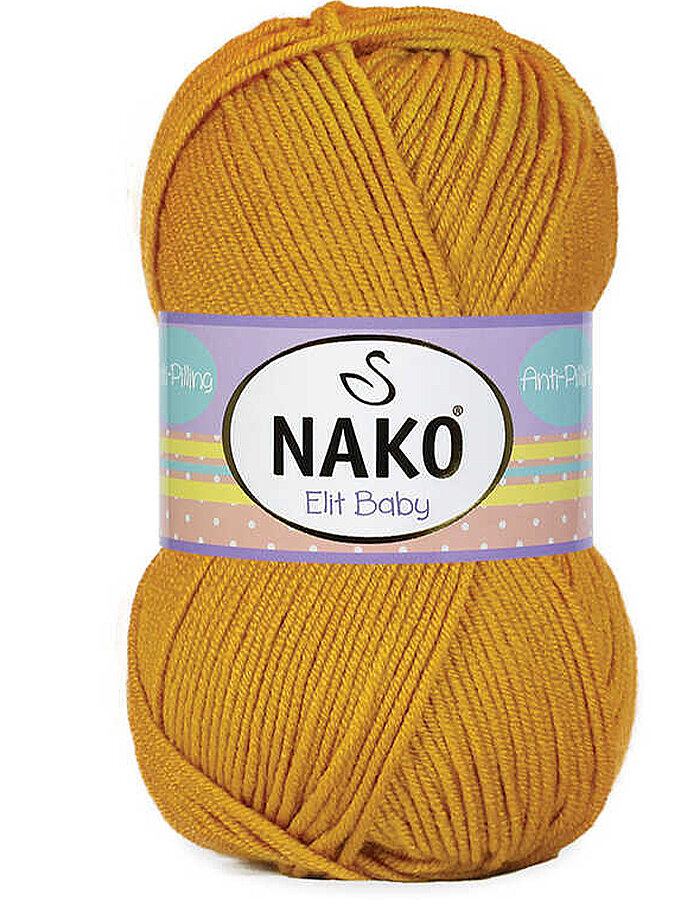 NAKO,ELİT BABY 01636 PARLAK ALTIN - NAKO