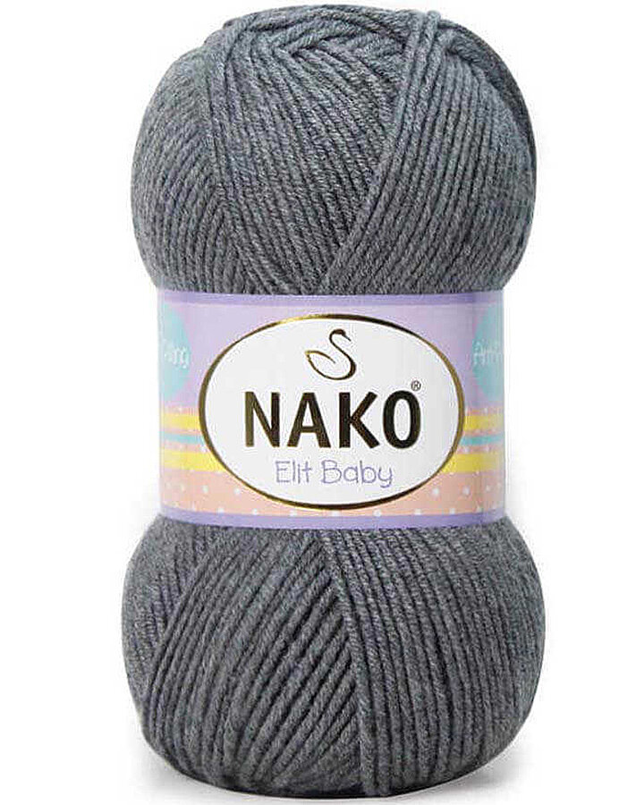 NAKO,ELİT BABY 00790 KOYU GRİ MELANJ - NAKO