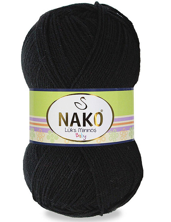 NAKO,LÜKS MİNNOŞ 00217 SİYAH - NAKO