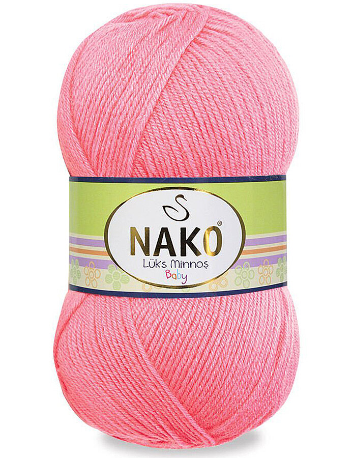 NAKO,LÜKS MİNNOŞ 00236 GÜL PEMBE - NAKO