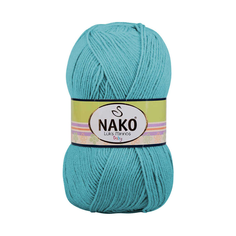 NAKO,LÜKS MİNNOŞ 00313 KAFTAN MAVİ - NAKO