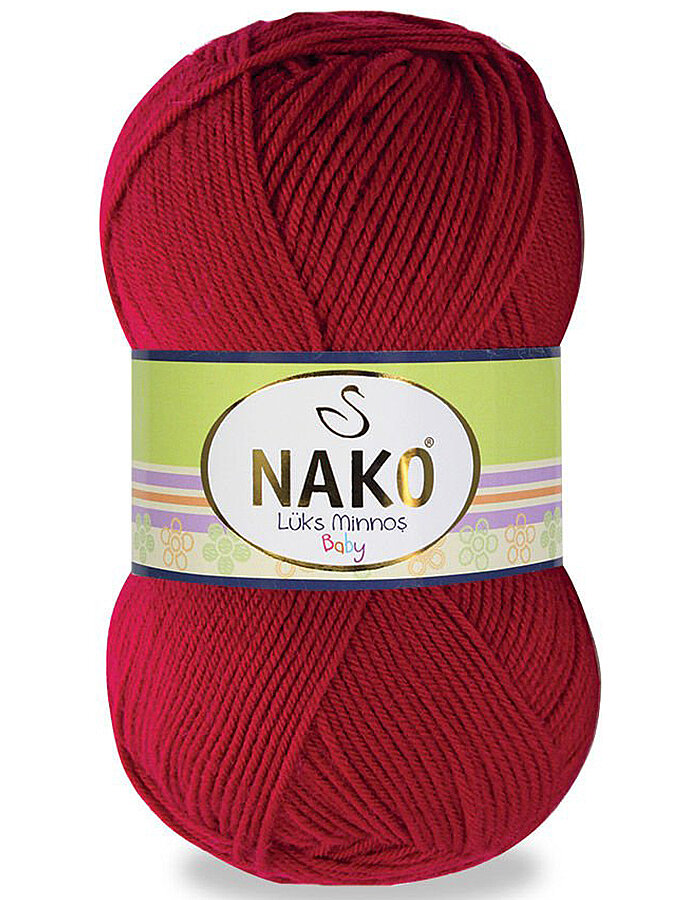 NAKO,LÜKS MİNNOŞ 03641 KARMEN KIRMIZI - NAKO