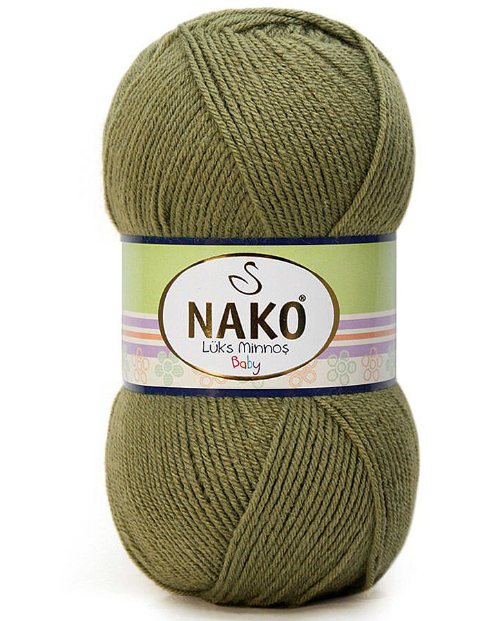 NAKO,LÜKS MİNNOŞ 11909 ZEYTİN YEŞİLİ - NAKO