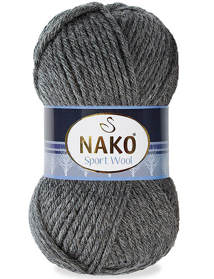 NAKO,SPORT WOOL 00193 KOYU GRİ MELANJ - NAKO