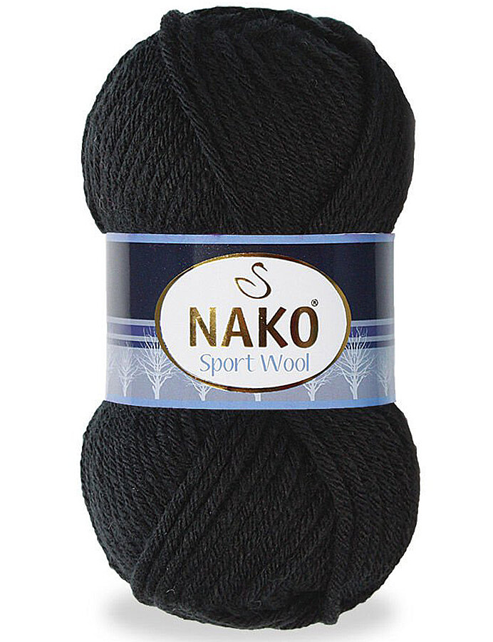 NAKO,SPORT WOOL 00217 SİYAH - NAKO