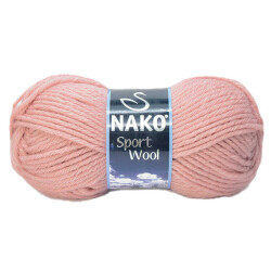 NAKO,SPORT WOOL 02406 AÇIK KREM PEMBE - NAKO