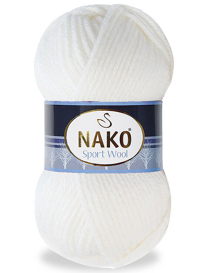 NAKO,SPORT WOOL 00208 BEYAZ - NAKO