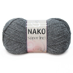 NAKO,SÜPER İNCİ 00193 KOYU GRİ MELANJ - NAKO
