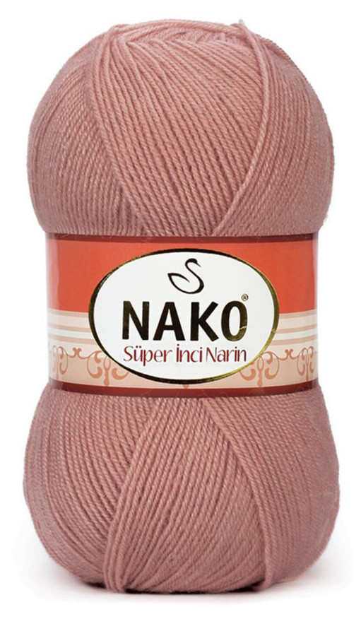 NAKO,SÜPER İNCİ NARİN 13488 GELİN PEMBESİ - NAKO