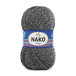 NAKO,VEGA 21297 SİYAH GRİ MULİNE - NAKO